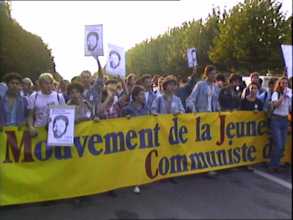 MANIFESTATION ANTI APARTHEID À PARIS - 26 SEPTEMBRE 1985